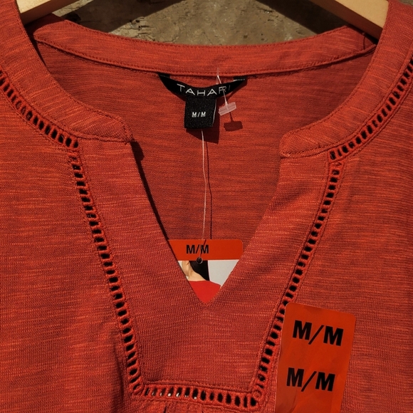 Women's Sleeveless Top - Orange - Picture 5 of 6